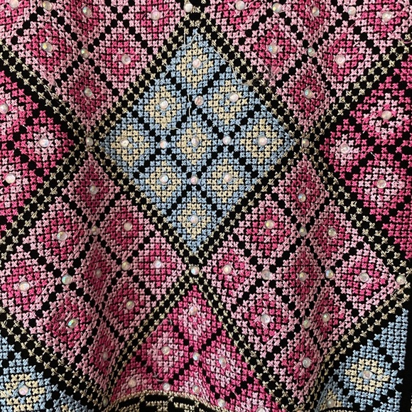 Traditional Middle Eastern Cross stitched Dress - Picture 2 of 3